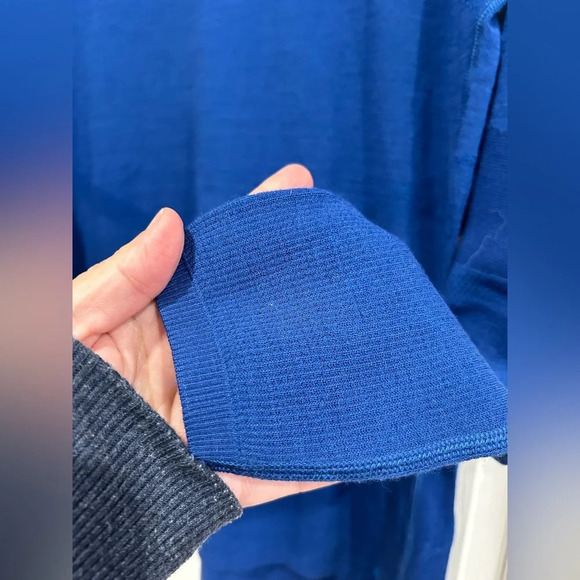 Smartwool Womens' XL Intraknit Thermal Merino Crew Base Layer Top Blue NWT - Picture 4 of 11